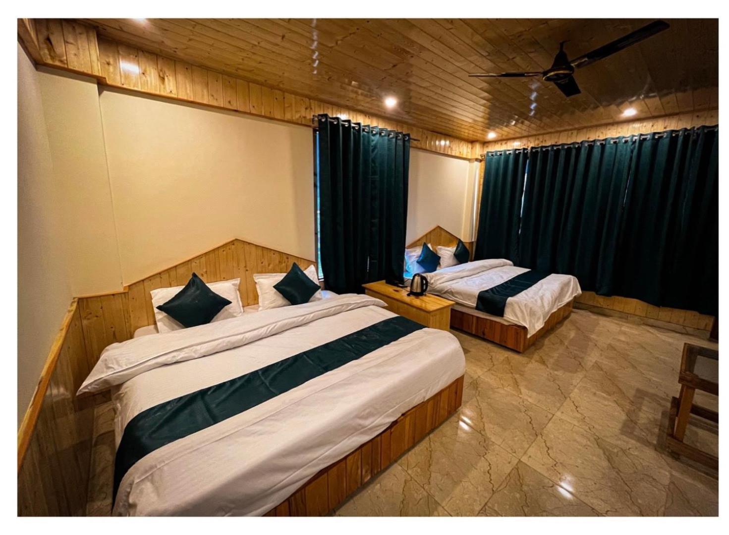 Hotel Mid Orchard Kasol L River Side -Pure Veg Hotel Exterior foto